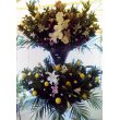 宮城県石巻市かづま生花の花　葬儀用スタンド花（２段式）