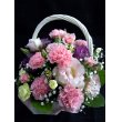 宮城県石巻市かづま生花の花　ピンク系アレンジメント
